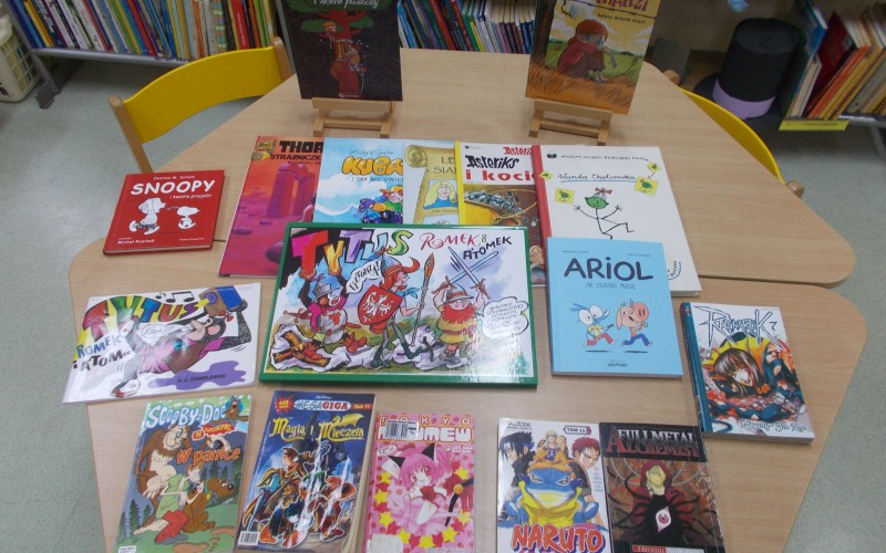 Wystawka komiksów dla dzieci i młodzieży