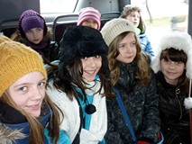 Powrót spacerkiem i autobusem do biblioteki