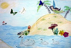 Feriowicze na Wyspie Wróżek