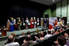 Występ Teatru MY działający przy wolińskim kole Stowarzyszenia na Rzecz Osób z Upośledzeniem Umysłow