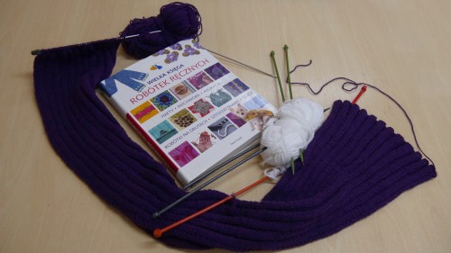 „Swetry klasyczne i modne projekty na drutach” - Luisa Harding, „Wielka księga robótek ręcznych” - Grażyna Górskao