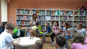 Warsztaty wakacyjne w Filii nr 3 Koszalińskiej Biblioteki Publicznej