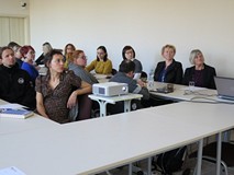 Uczestnicy szkolenia nt. POLONY i ACADEMIKI w Koszalińskiej Bibliotece Publicznej