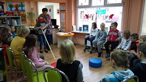 Wcielamy sie w osobe niewidomą