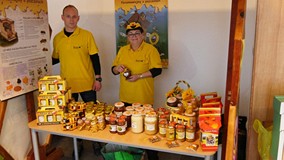 Stoisko pszczelarskie: Pasieka Józefa Soleckiego na wydarzeniu 