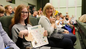 Nagrodzona uczestniczka konkursu plastycznego 