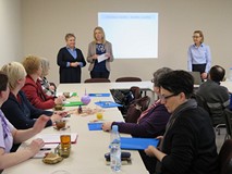 Pracownicy Koszalińskiej Biblioteki Publicznej oraz bibliotek gminnych i miejsko-gminnych w powiecie