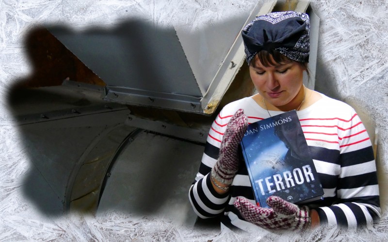 Grafika ilustrująca książkę „Terror” - Dan Simmons