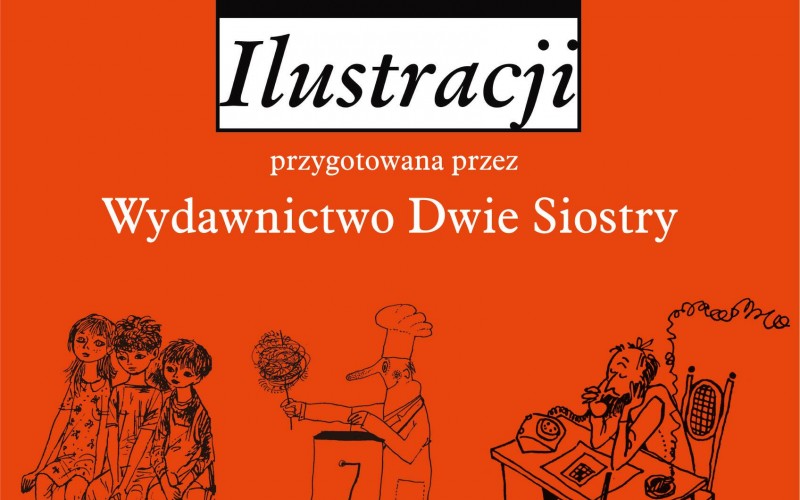 Grafika promująca wystawę Mistrzowie Ilustracji