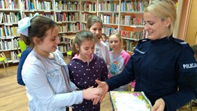 Spotkanie z policjantką Maria Czajkowską i 