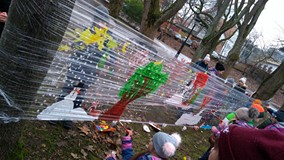 Plener malarski w zimę? Czemu nie!!! oto efekt naszej pracy