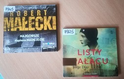 na zdjęciu audiobooki