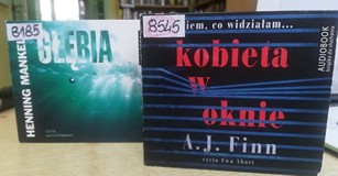 na zdjęciu audiobooki