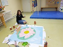 Tworzenie wiosennego plakatu.