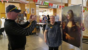 Zdjęcie z Mona Lisą