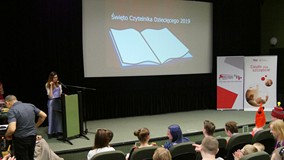 Święto Czytelnika Dziecięcego w czasie trwania Włoskiej Nocy w Bibliotece