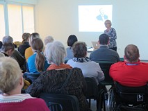Cecylia Judek w Koszalińskiej Bibliotece Publicznej