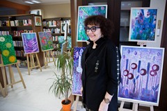 Wystawa w Bibliotece w Polanowie