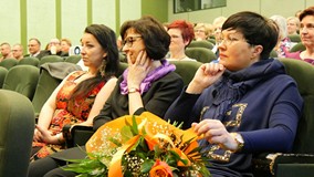 Od lewej: Przewodnicząca Rady Kultury, Ewa Czapik-Kowalewska, Marzena Śmigielska, Dyrektor Wydziału 