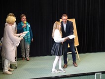 Wręczanie nagród uczestnikom turnieju