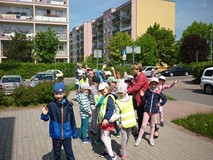 Już po zajęciach - wychodzimy