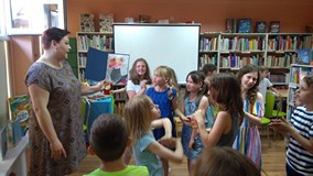 Podziękowanie od uczniów za lekcję biblioteczną