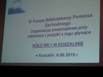 IV Forum Bibliotekarzy Pomorza Zachodniego- wstęp do prelekcji