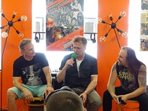 Od lewej: Koszalińscy muzycy - Jacek Czubak, Waldemar Miszczor, Piotr Berial Kuzioła