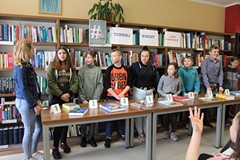 Turniej wiedzy w Polanowskiej Bibliotece