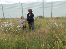 Pani Grażyna Kuras zerwała dziewczynce roślinę