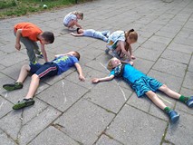 Zabawa na świeżym powietrzu.