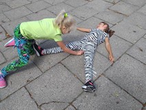 Zabawa na świeżym powietrzu.