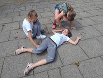 Zabawa na świeżym powietrzu.