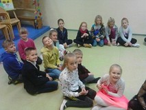 Dzieci podczas zajęć