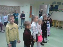 Dzieci podczas zajęć