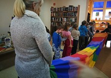 Test komina - pięciolatki zdają test na pomocnika świętego Mikołaja