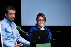 Pani Joanna Chojecka moderuje spotkanie
