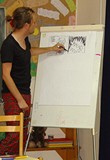 Publiczne czytanie komiksów w KBP