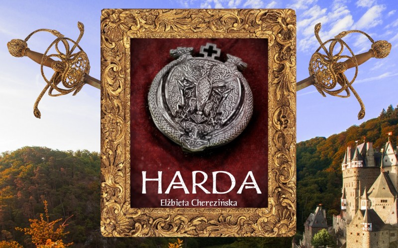 Grafika ilustrująca książkę „Harda” - Elżbieta Cherezińska