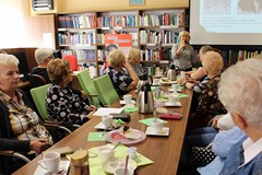Wykłąd Cecylii Judek w Bibliotece Publicznej Miasta i Gminy Polanów