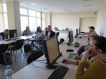 Szkolenie „Praca w chmurze – wykorzystanie narzędzi Google w pracy bibliotekarza” w Koszalińskiej Bi