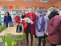 Zwiedzanie filii nr 3 KBP w czasie powiatowej konferencji 