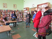 Zwiedzanie filii nr 8 KBP w czasie powiatowej konferencji 