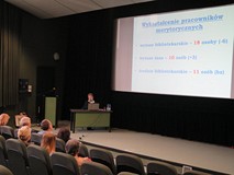 Prezentacja zagadnień w czasie powiatowej konferencji 