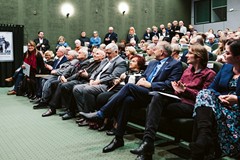 Publiczność zgromadzona na promocji publikacj Gut-Czerwonki i dr Annypt. „Zygmunt Wujek - artysta ni