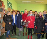 Bibliotekarki bibliotek gminnych powiatu koszalińskiego z wizytą w Filii nr 8 Koszalińskiej Bibliote