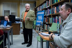 Promocja książki Grzegorza Szafoniego w Bibliotece Publicznej Miasta i Gminy Polanów