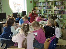 Zajęcia w filii nr 1 KBP w czasie ferii