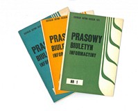 Prasowe Biuletyny Informacyjne wydawane w czerwcu, lipcu i sierpniu
