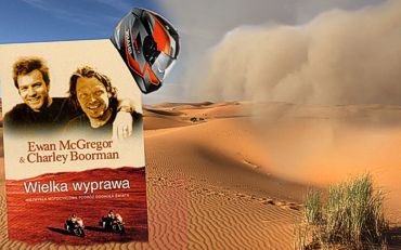 Grafika ilustrująca książkę „Wielka wyprawa” - Ewan McGregor, Charley Boorman